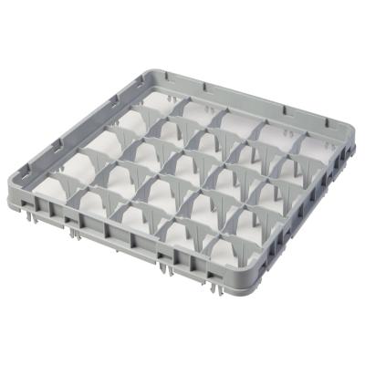 Nástavec koše full drop 500x500 mm šedý, model E1, Cambro, počet přihrádek: 25 (5x5), rozměr přihrádky: 89x89 mm, Světle šedá,…